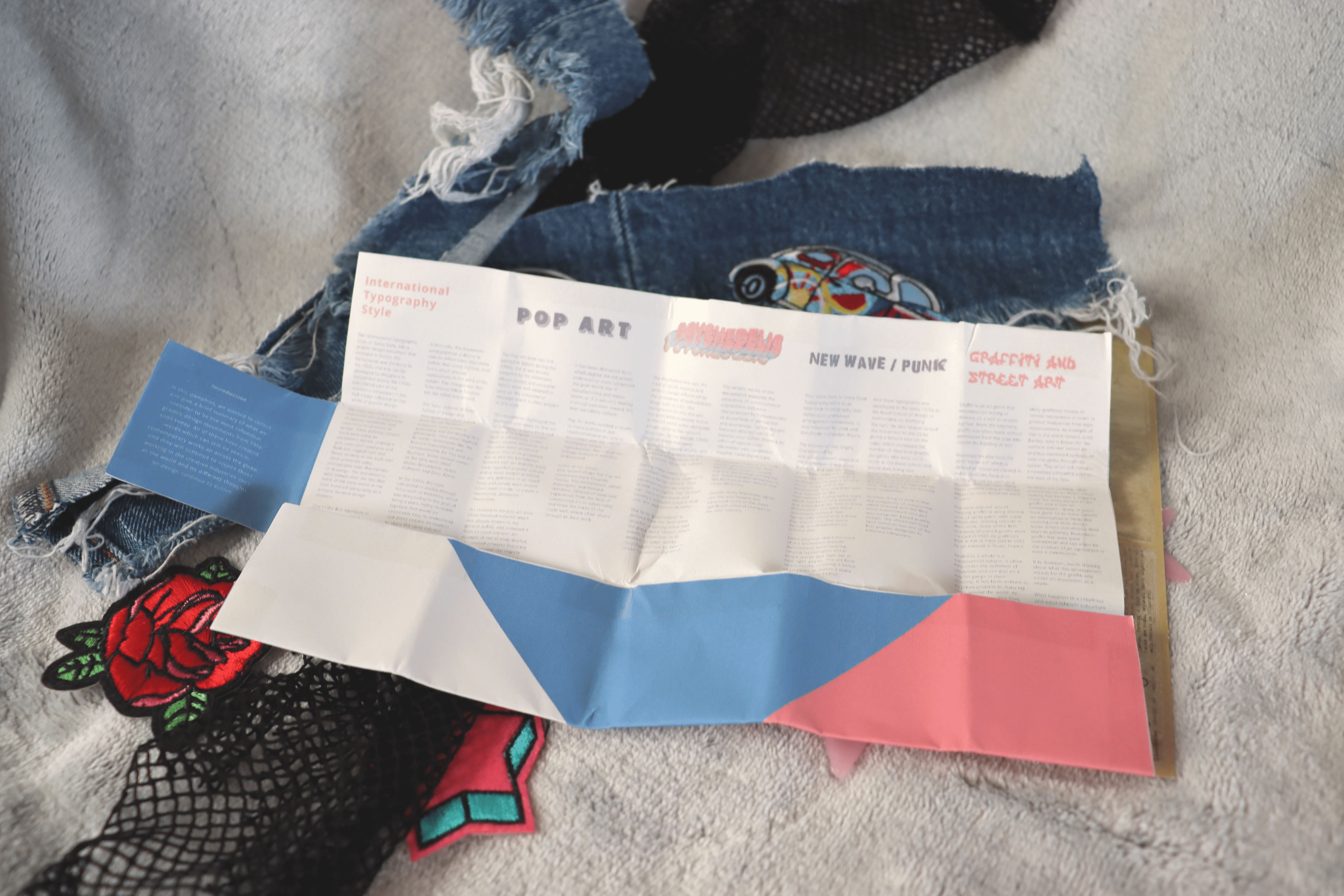 Photo of folded leaflet
Photo of folded leaflet