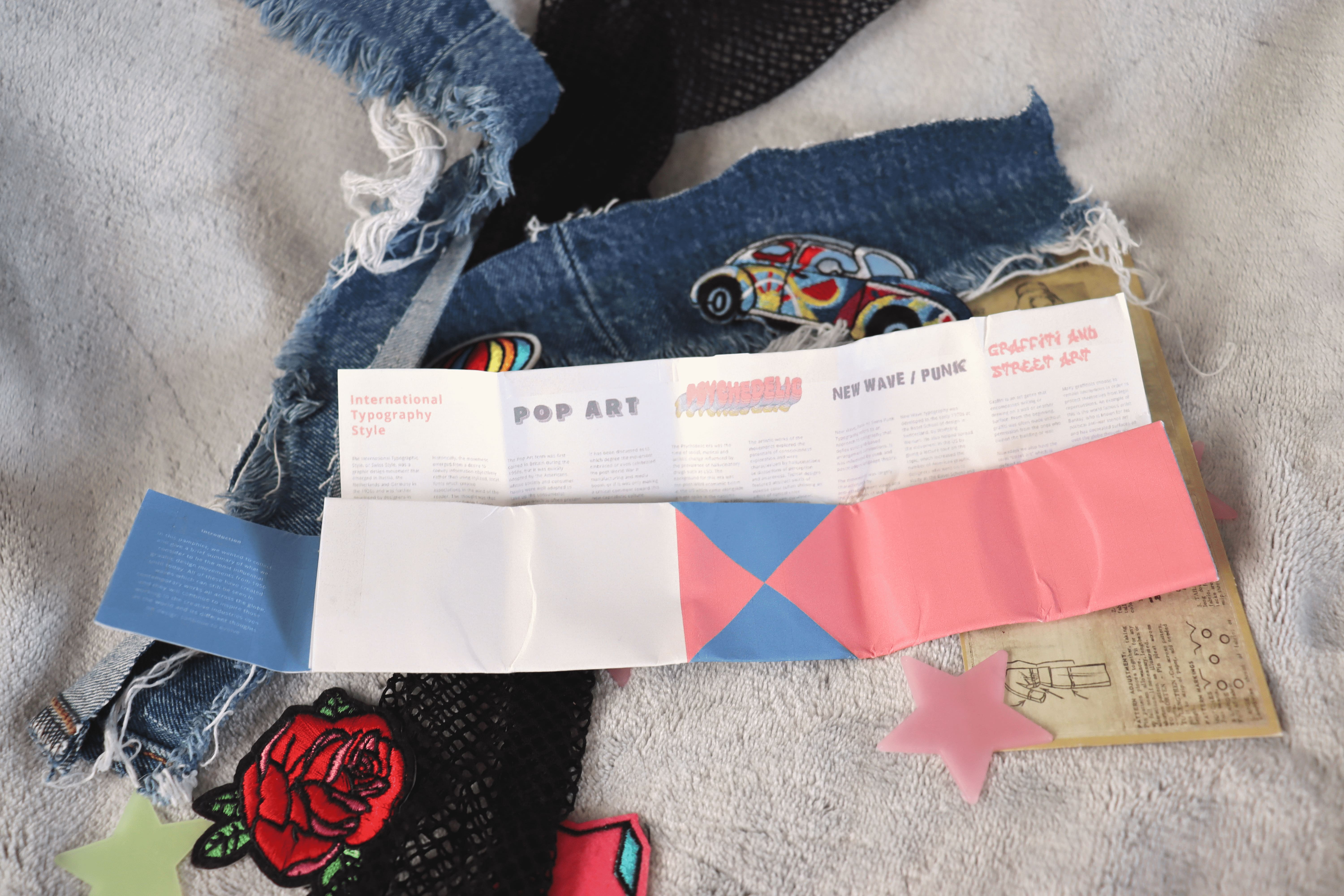 Photo of folded leaflet