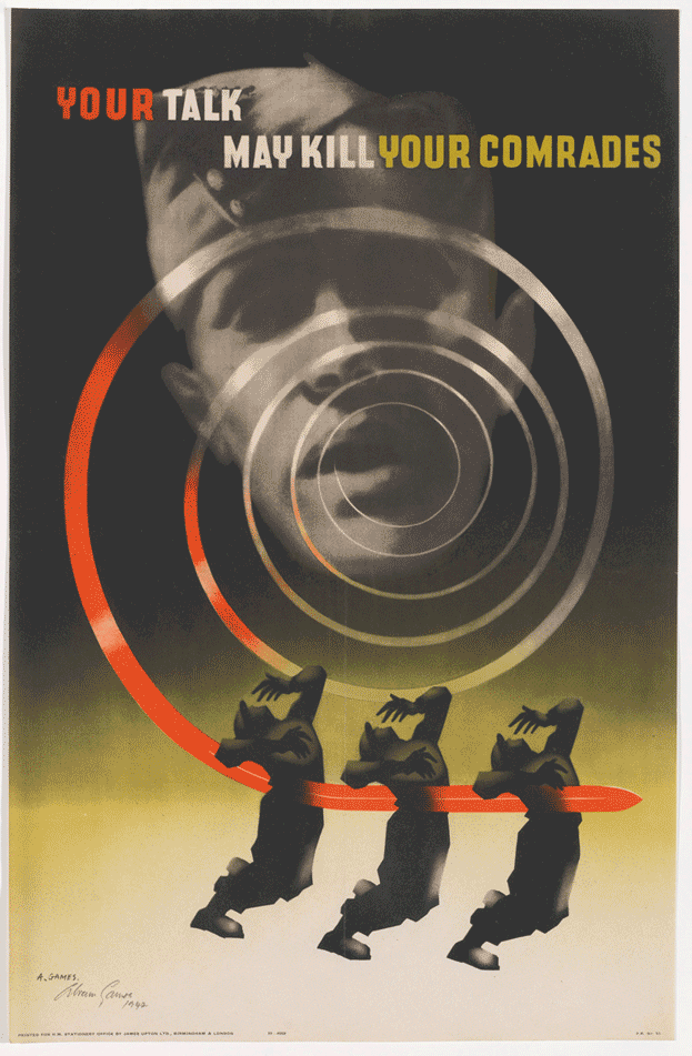 WWII propaganda poster by Abram Games