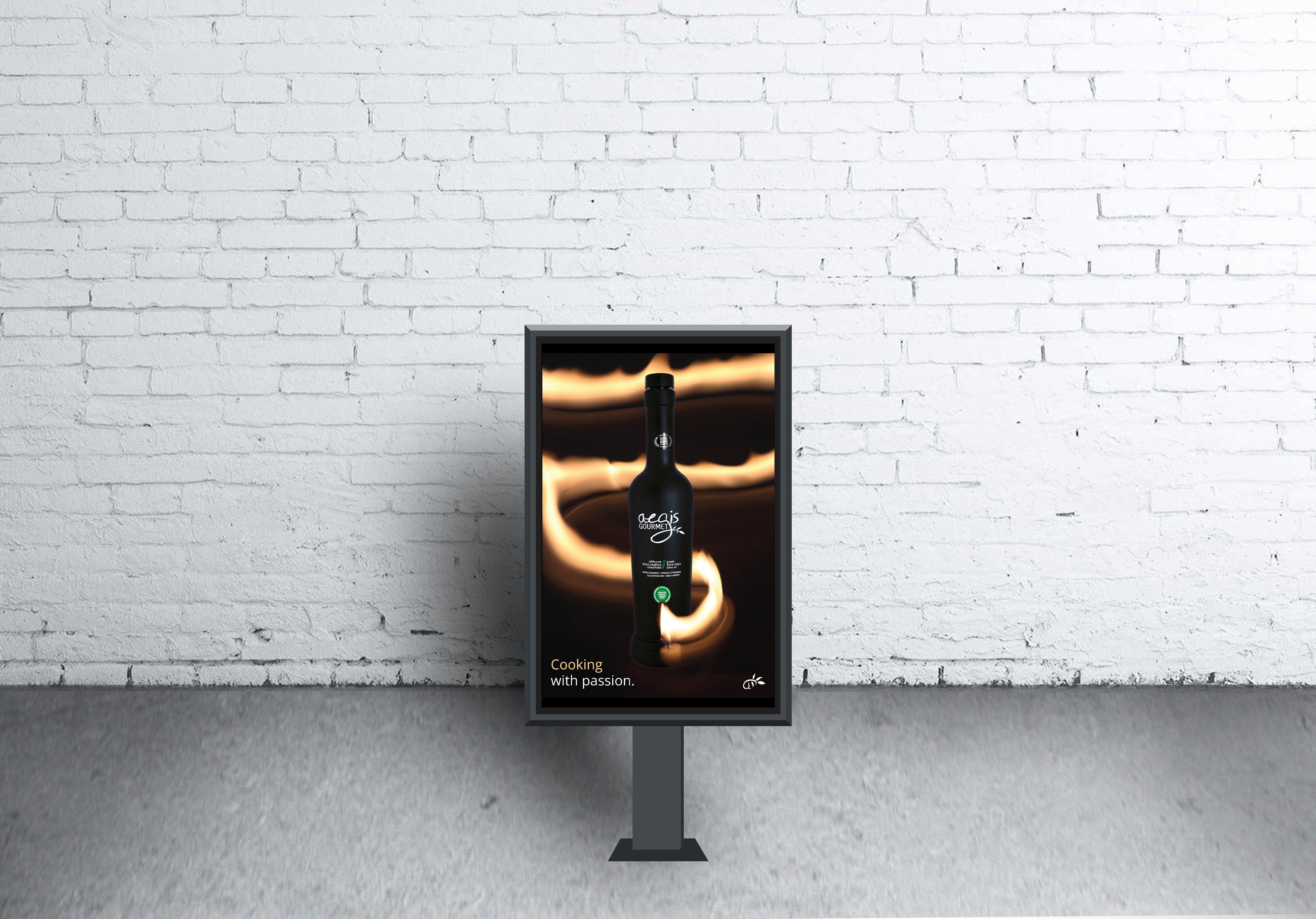 Avertisement poster mockup.