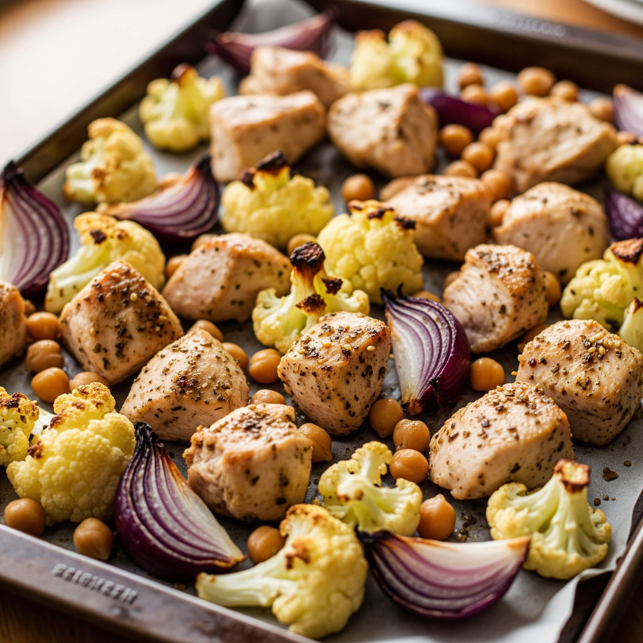 Sheet Pan Za'atar Chicken and Vegetables - High-Fiber, High-Protein Recipe