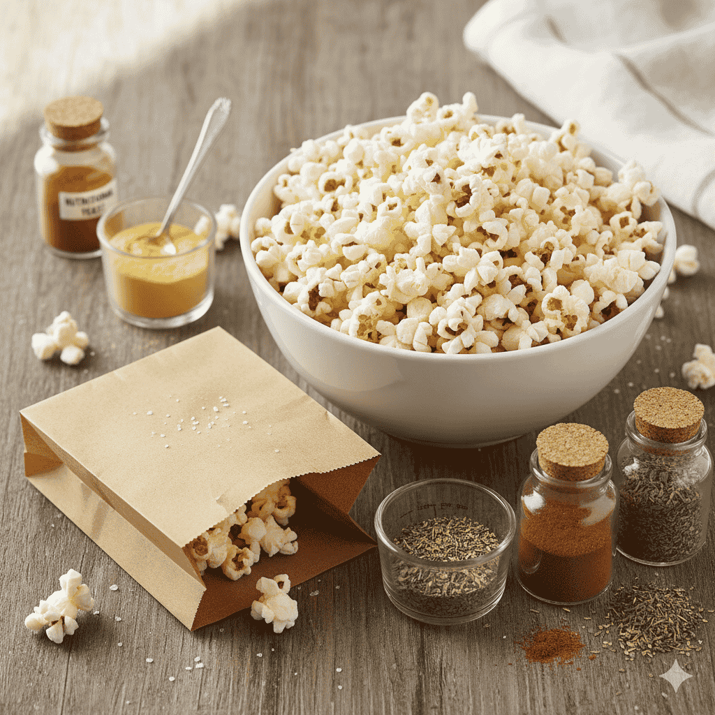 Microwave popcorn is healthy, easy, and fresher than bagged options.