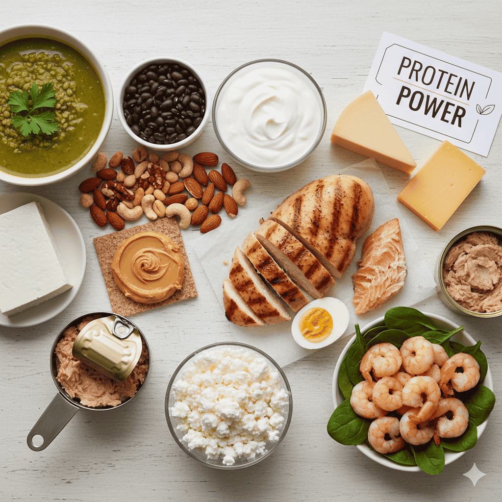 Choose from a variety of healthy protein sources for best nutrition and health!