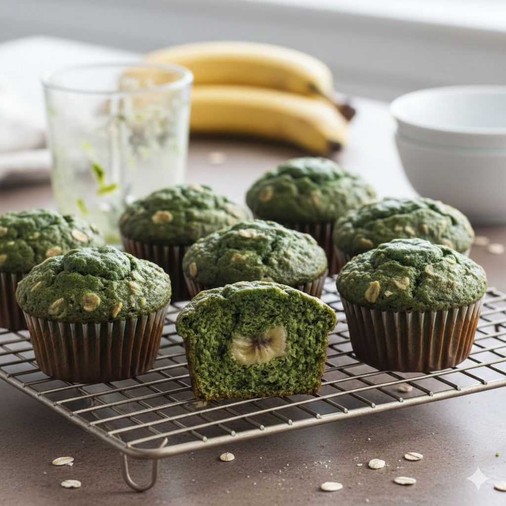 These muffins are sweet, delicious, and made with whole grains, fruit, and vegetables.