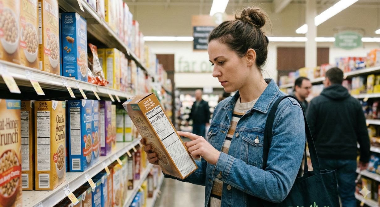 It takes just a few seconds to read a label and get information to make a healthier choice.