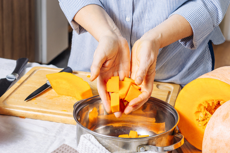 Roast butternut squash and other vegetables to keep up your habit of eating high-fiber foods.