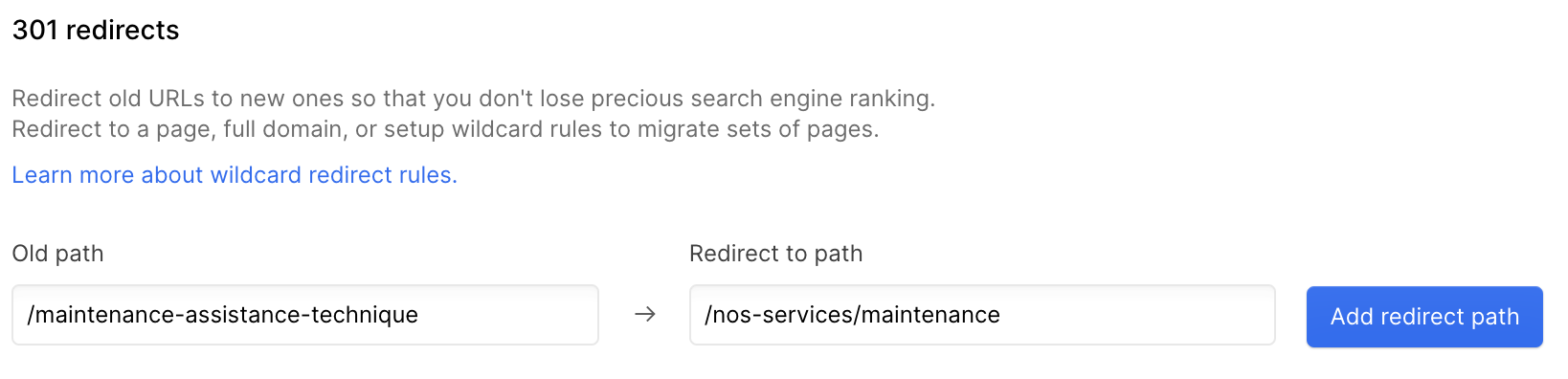 Comment rediriger une page dans Webflow