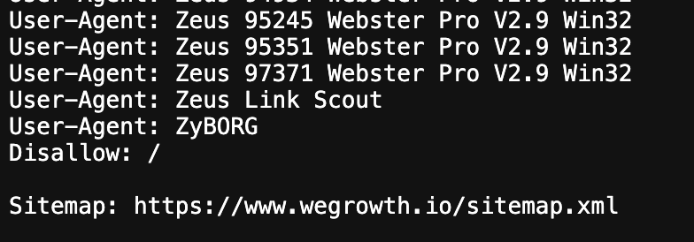 Trouver le sitemap d'un site dans le fichier robots.txt
