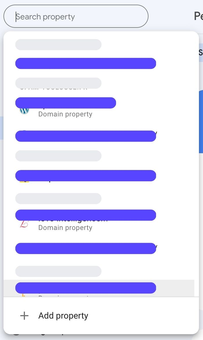 Configurer une propriété dans la Google Search Console