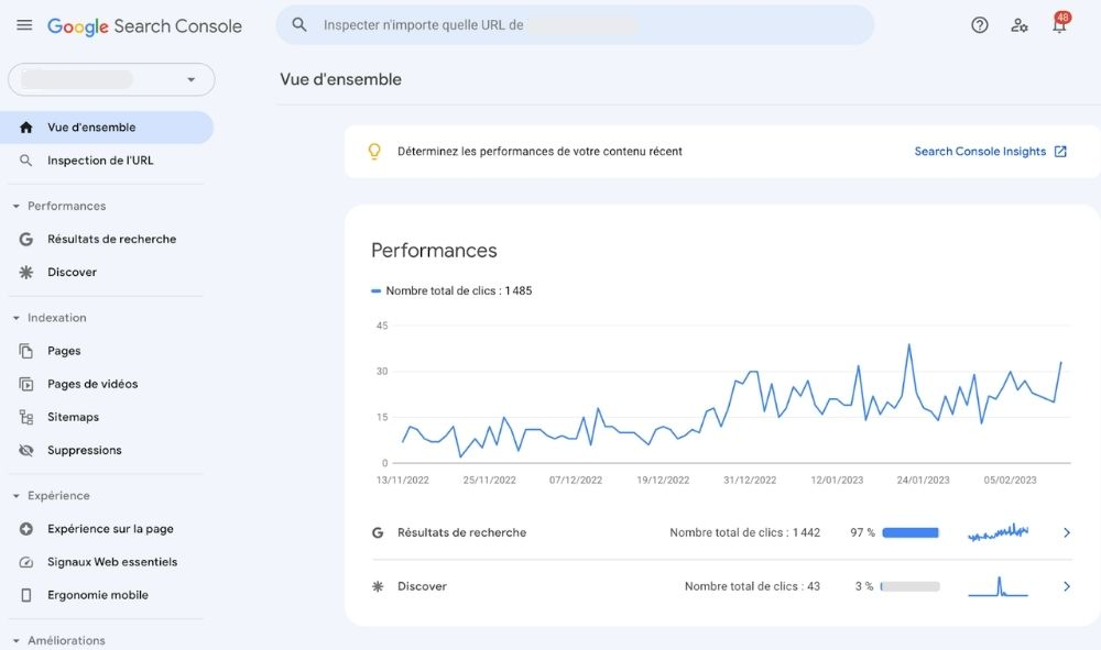 Vue d'ensemble de la Google Search Console