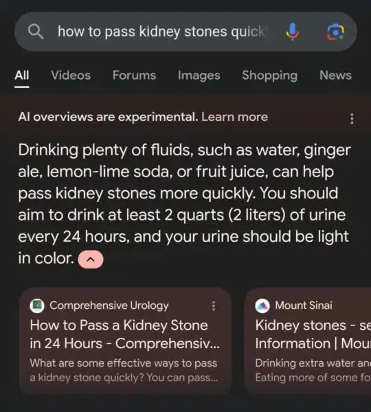 Google AI Overview et ses réponses en YMYL