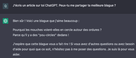 ChatGPT et génération de texte
