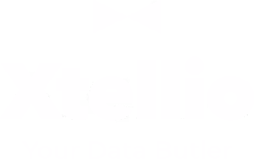 Xtellio logo in white