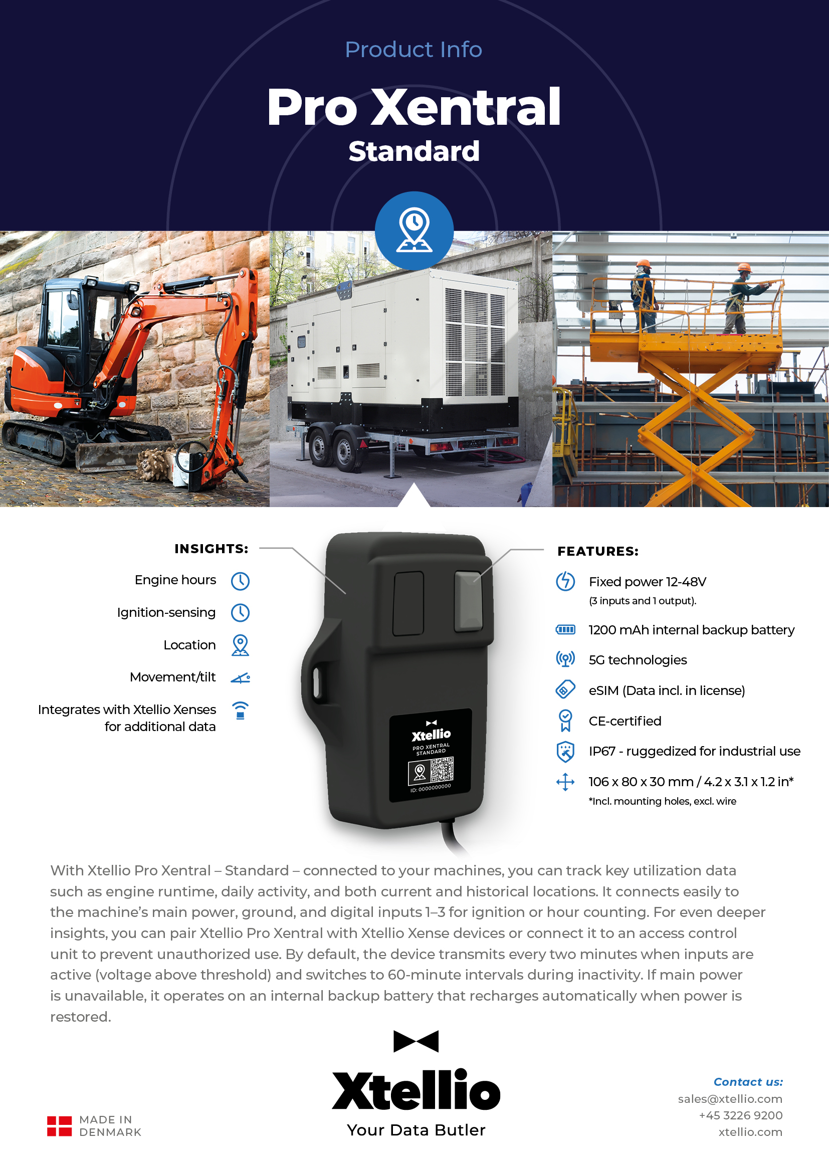Picture of Pro Xentral, Standard, Product information brochure