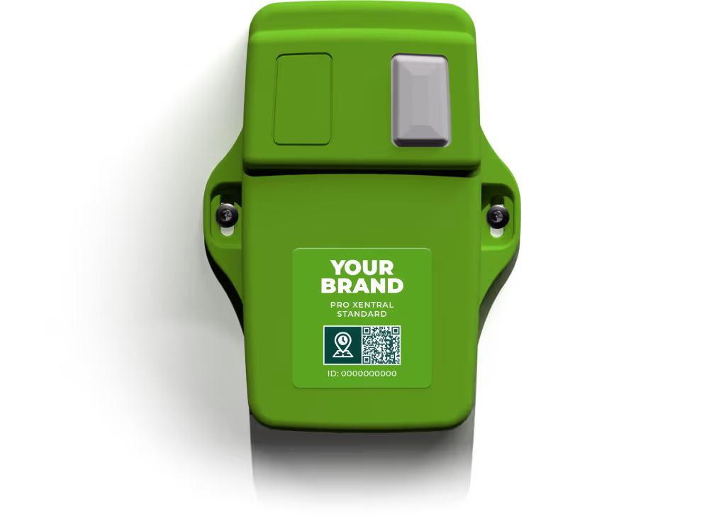 Xtellio Xentral device in a green custom color