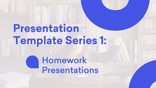 Homework presentation template prepared by Decktopus Content Team