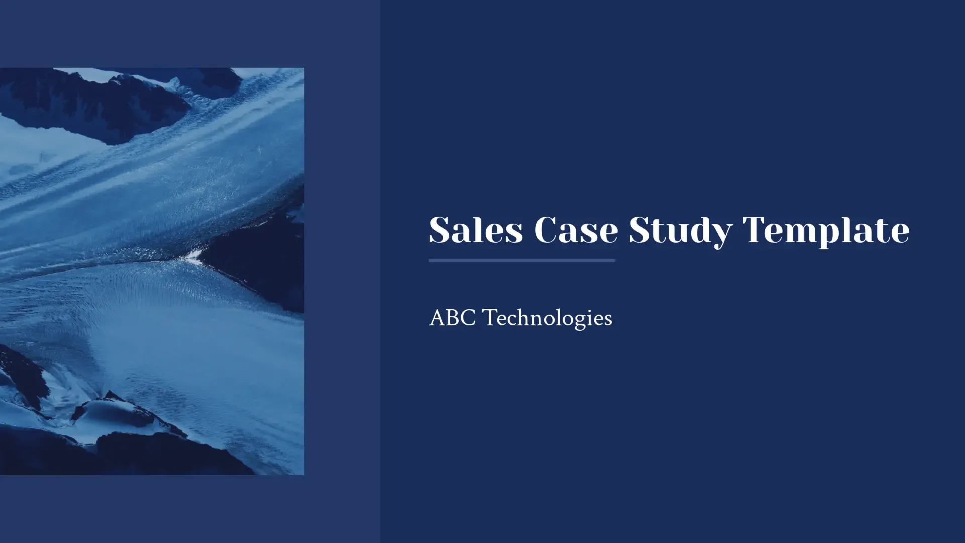 Sales Case Study Template