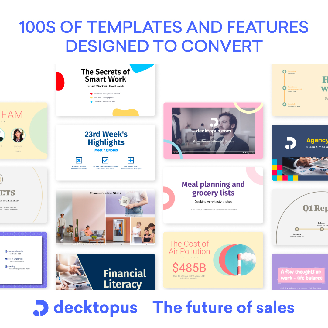 Real estate listing presentation templates