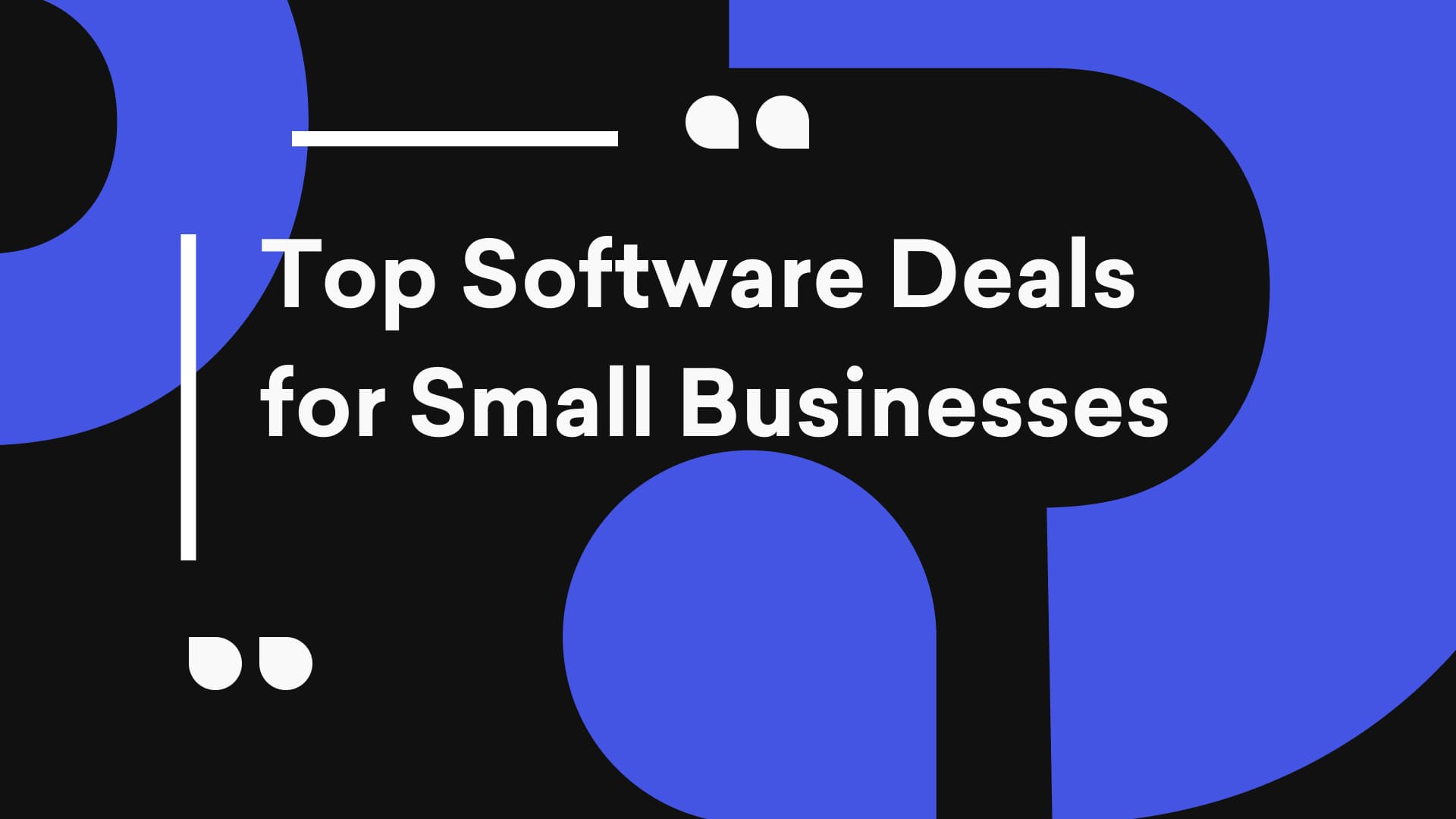 Software deals for small businesses by Decktopus Content Team