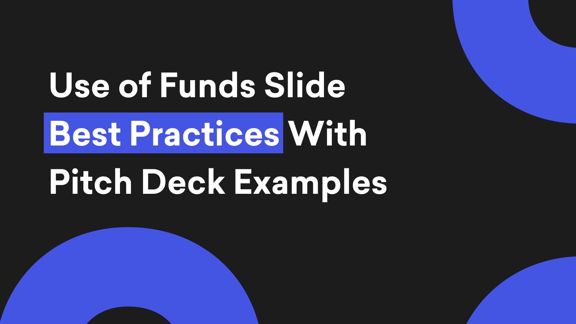 use of funds slide preparation, created by Decktopus content team.