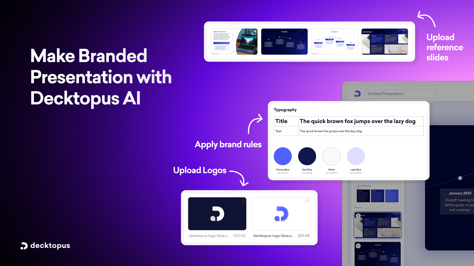 Decktopus AI -Make Branded Presentation