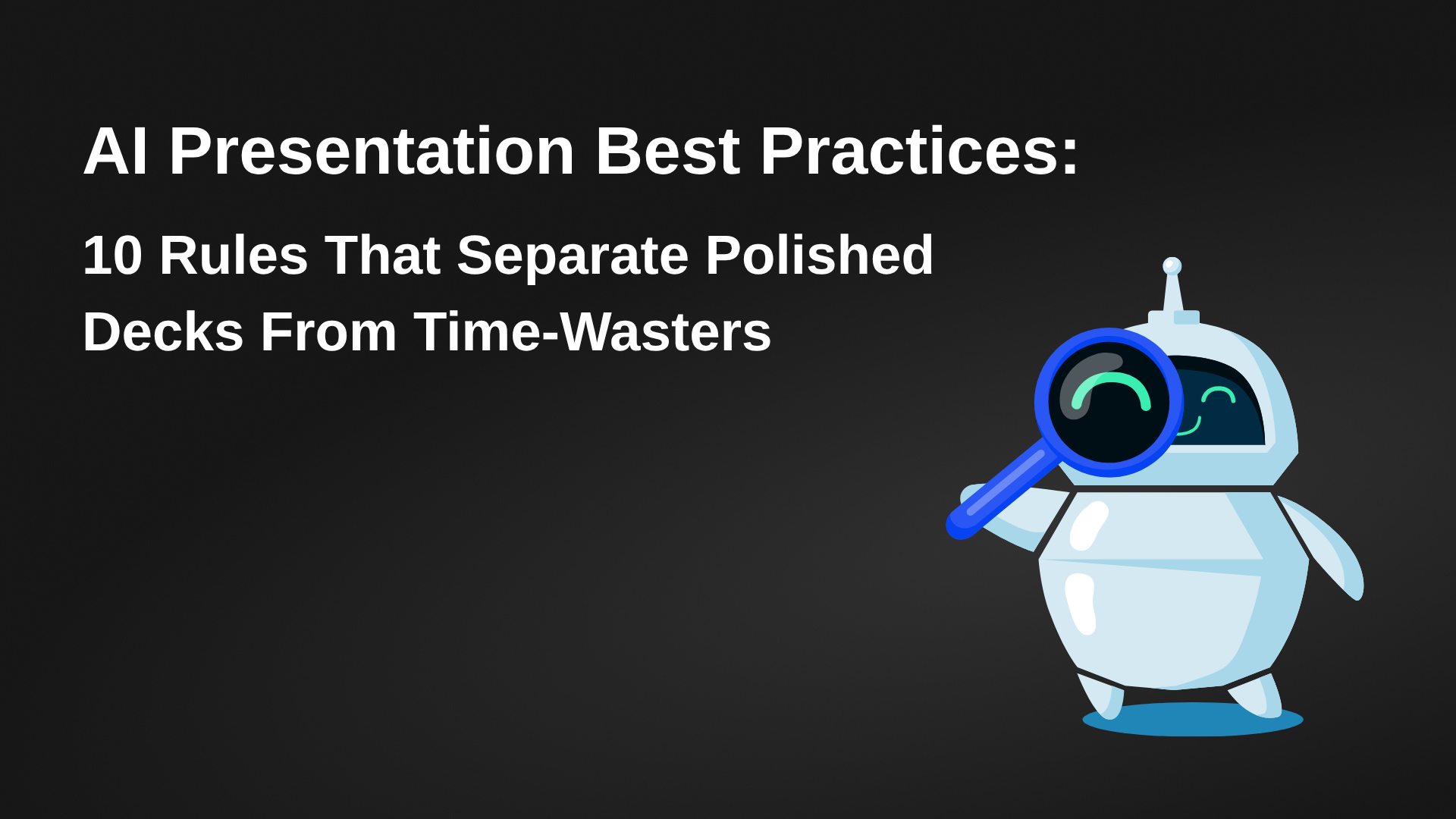 AI Presentation Best Practices: 10 Rules That Separate Polished Decks From Time-Wasters