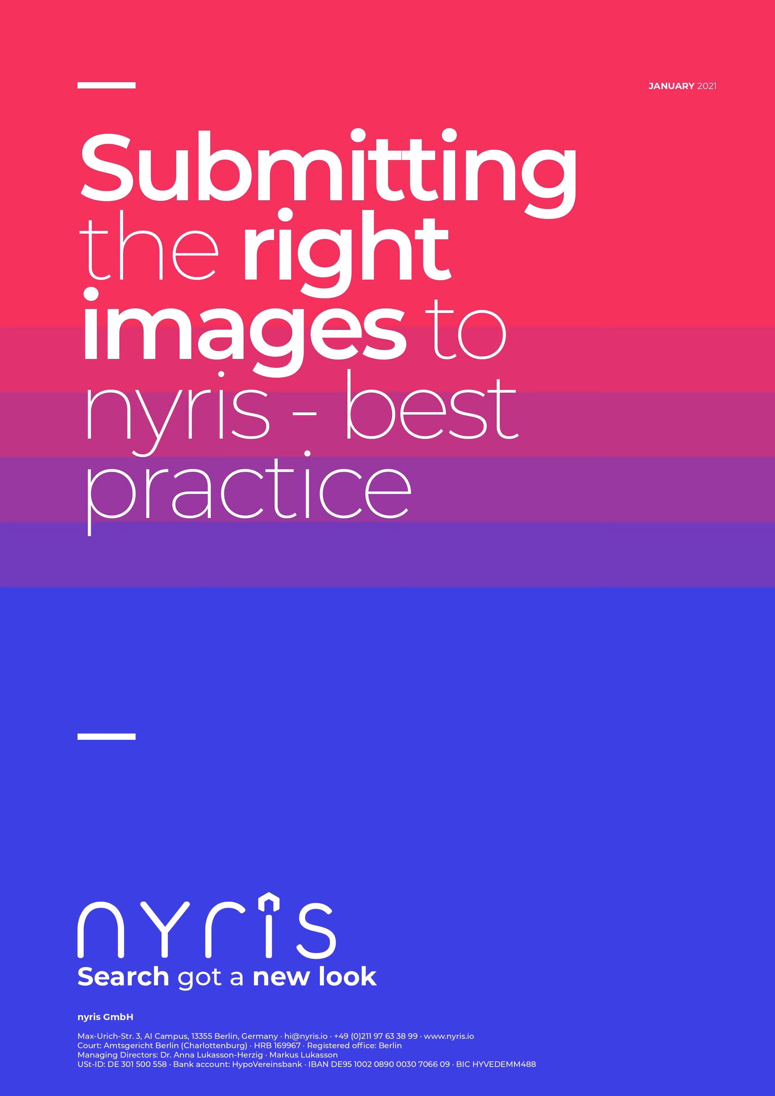 Submitting the right images to nyris find API