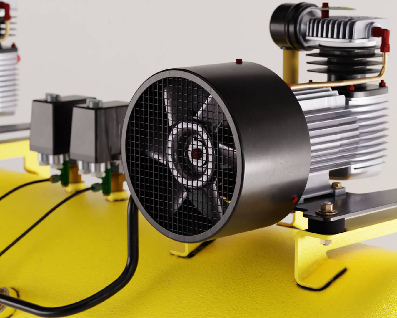 Kaesser Kompressoren Maschine Nahaufnahme