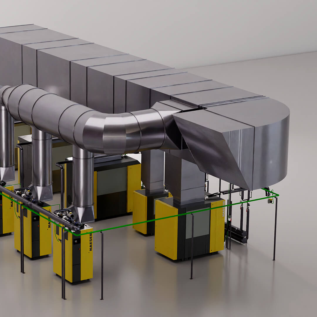 Kaeser Kompressoren Synthetische Bildergenerierung