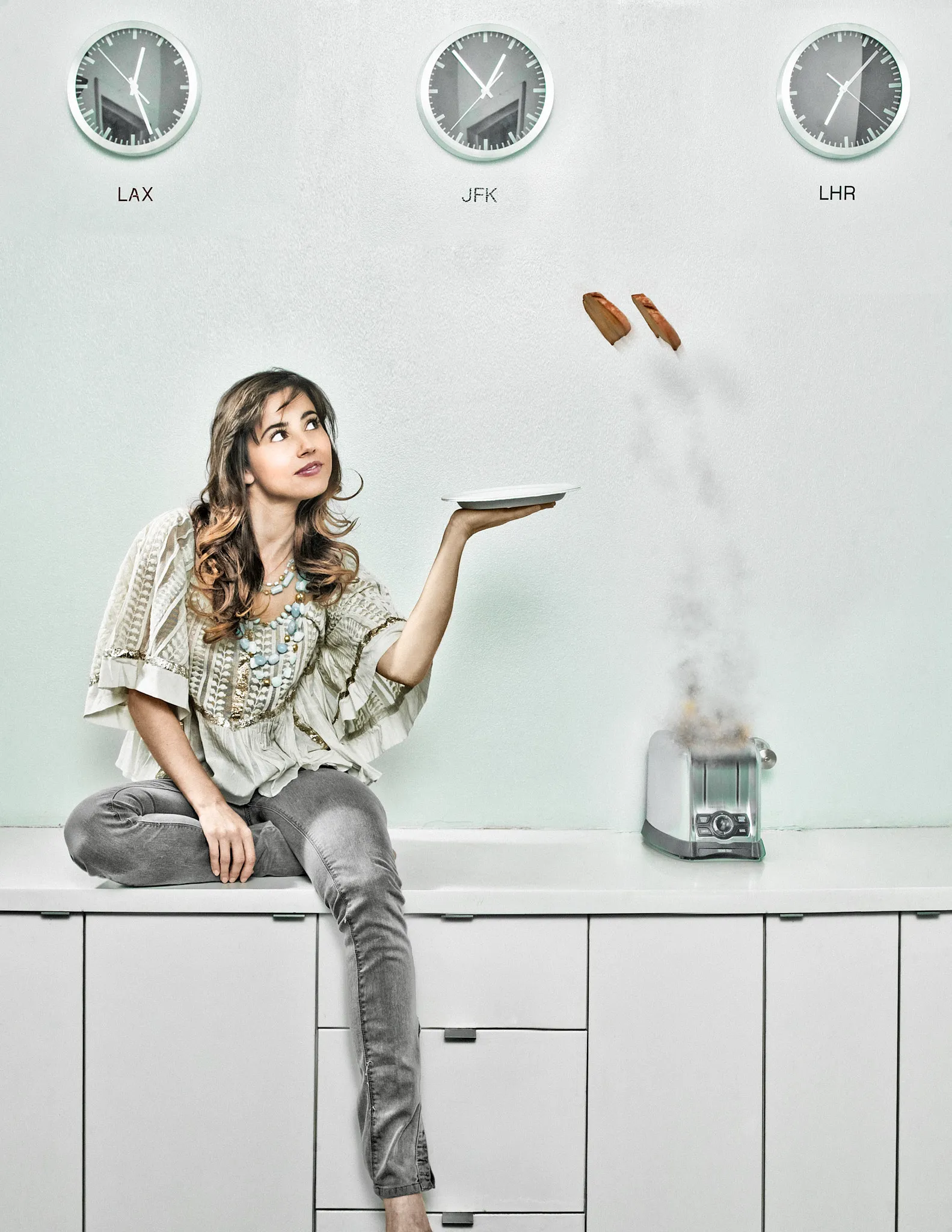 Volcano view from top of hill