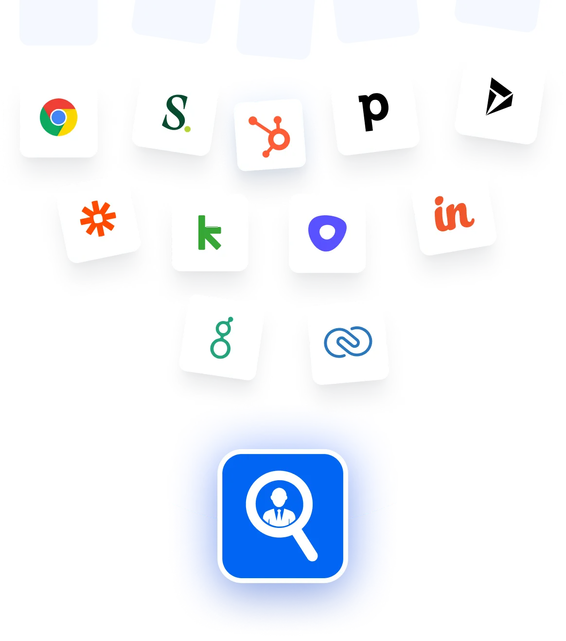 Sample of favorite integrations customers use with Seamless.AI