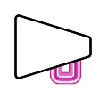 Icon of a megaphone.
