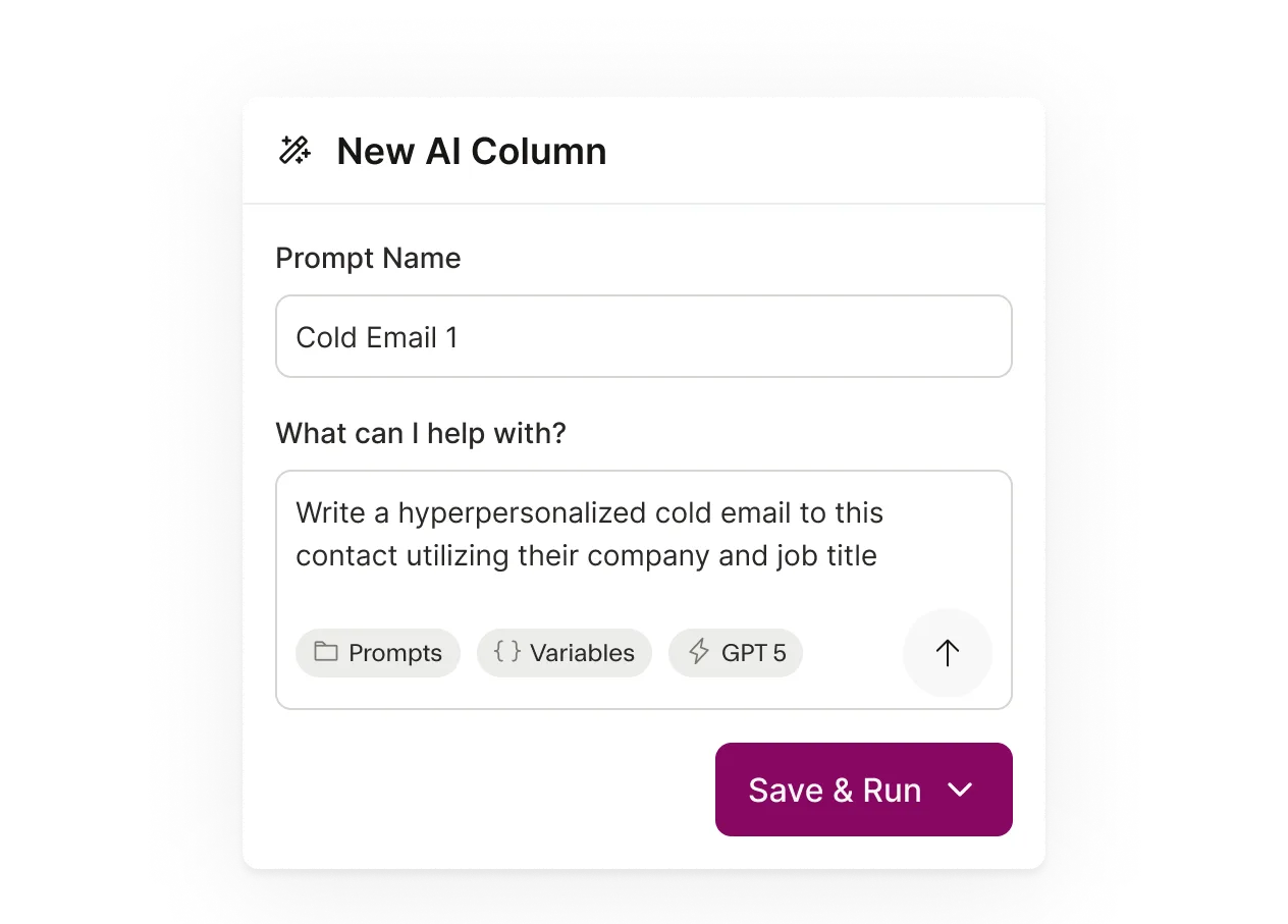 A new prompt being composed in the AI Assistant.