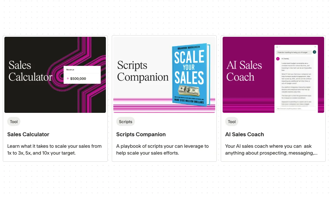 Training resources available.