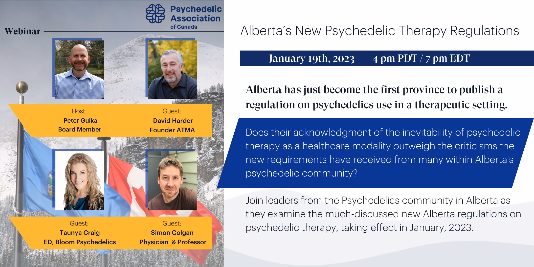 Alberta's New Psychedelic Therapy Regulations