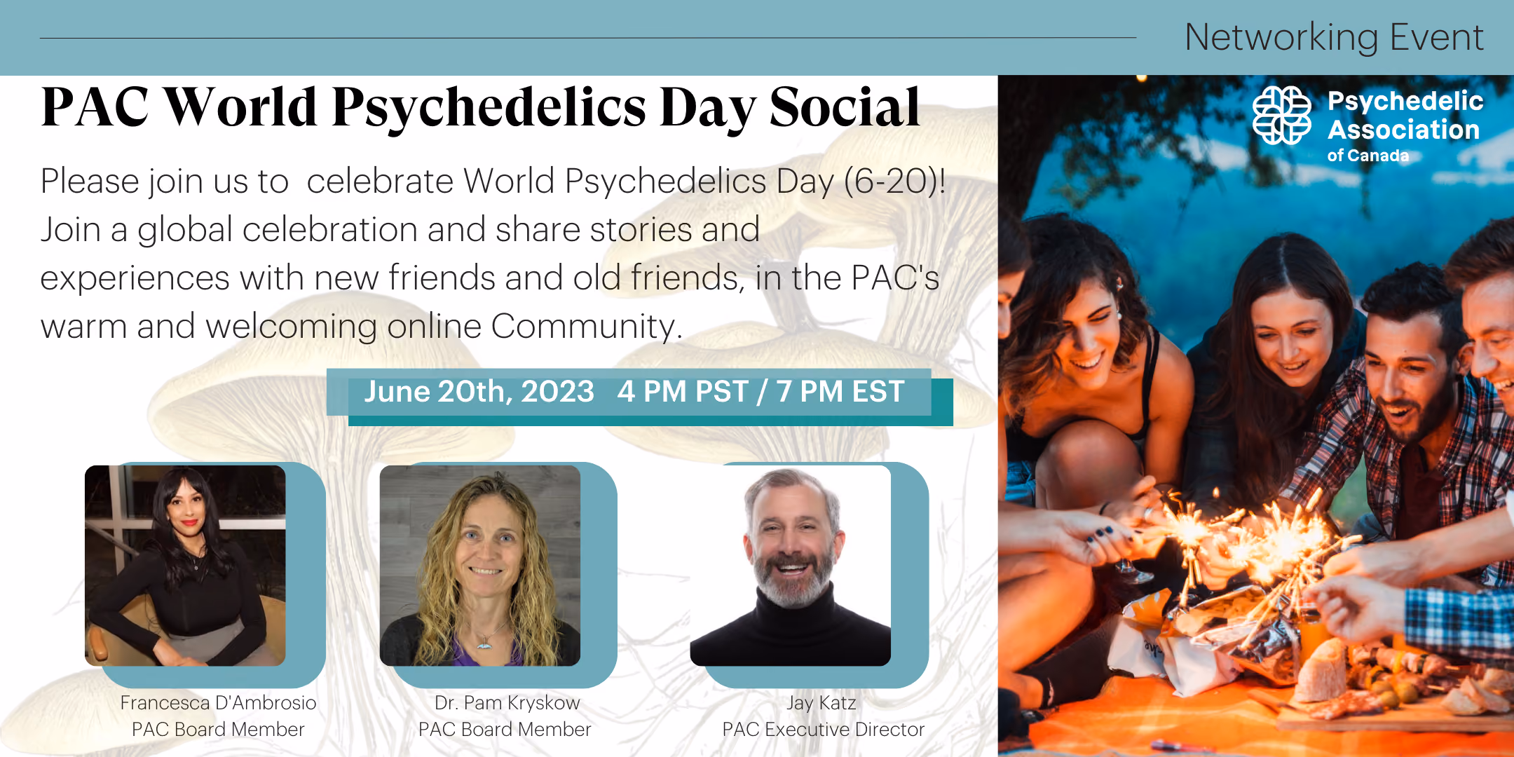 June PAC Networking Event - World Psychedelics Day