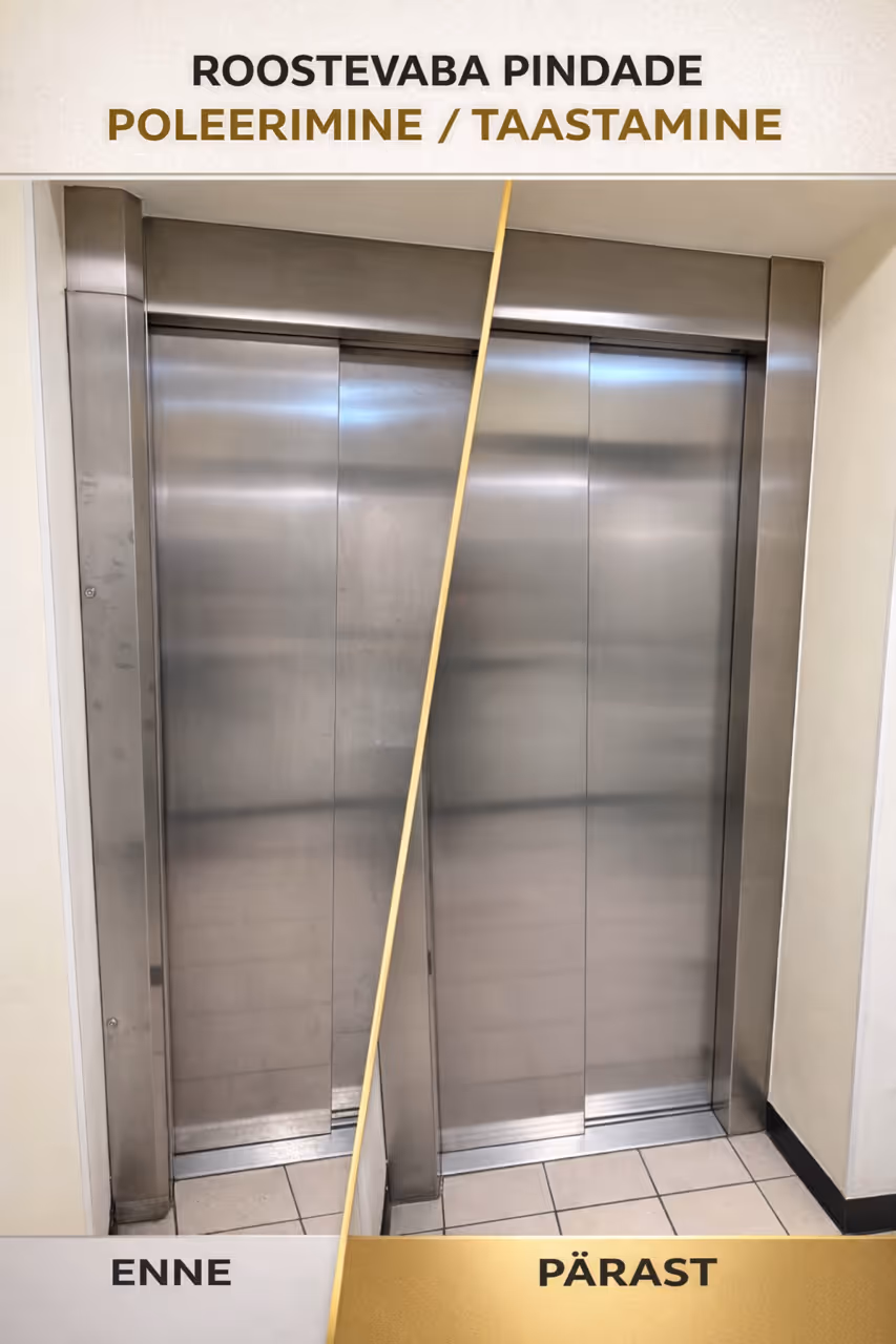 Roostevabade pindade poleerimine