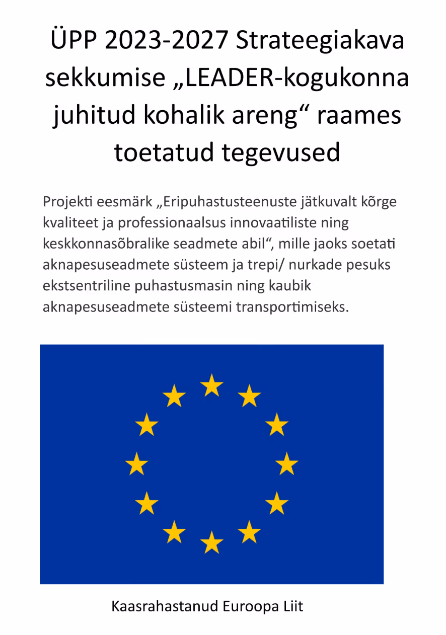 Kaasrahastanud Euroopa Liit