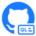 GitHub logo with a small code snippet icon containing 'QL'.