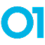 Blue stylized logo combining the letters O and I.