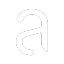 Lowercase letter 'a' on a black background.