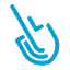 Blue icon of a shovel digging into the ground.