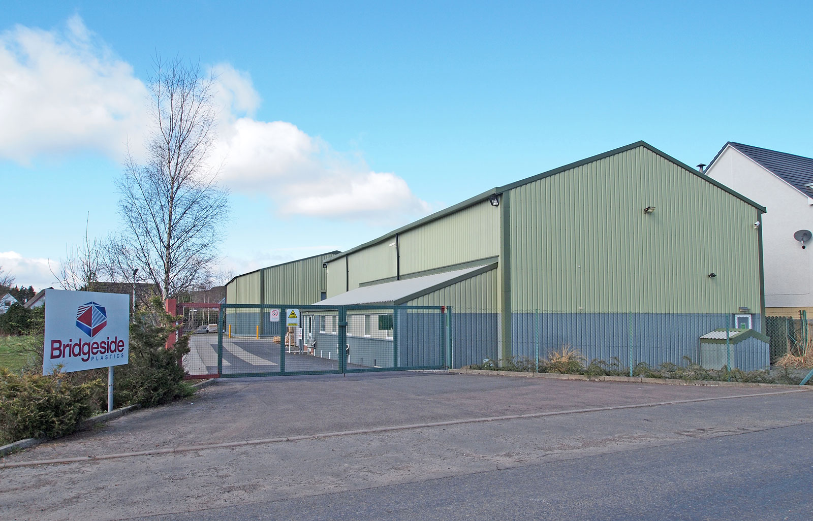 Light industrial unit exterior