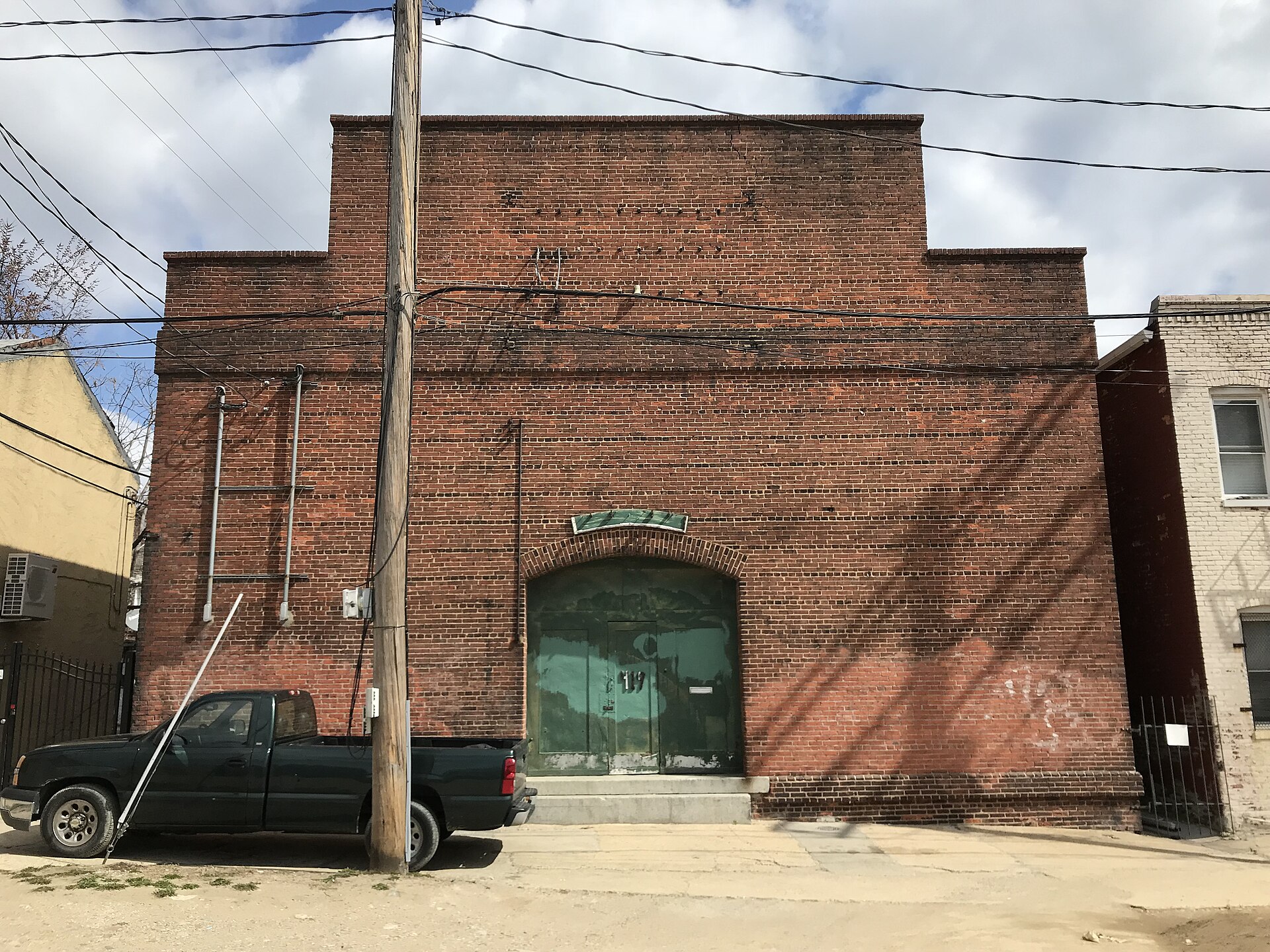 Light industrial building exterior