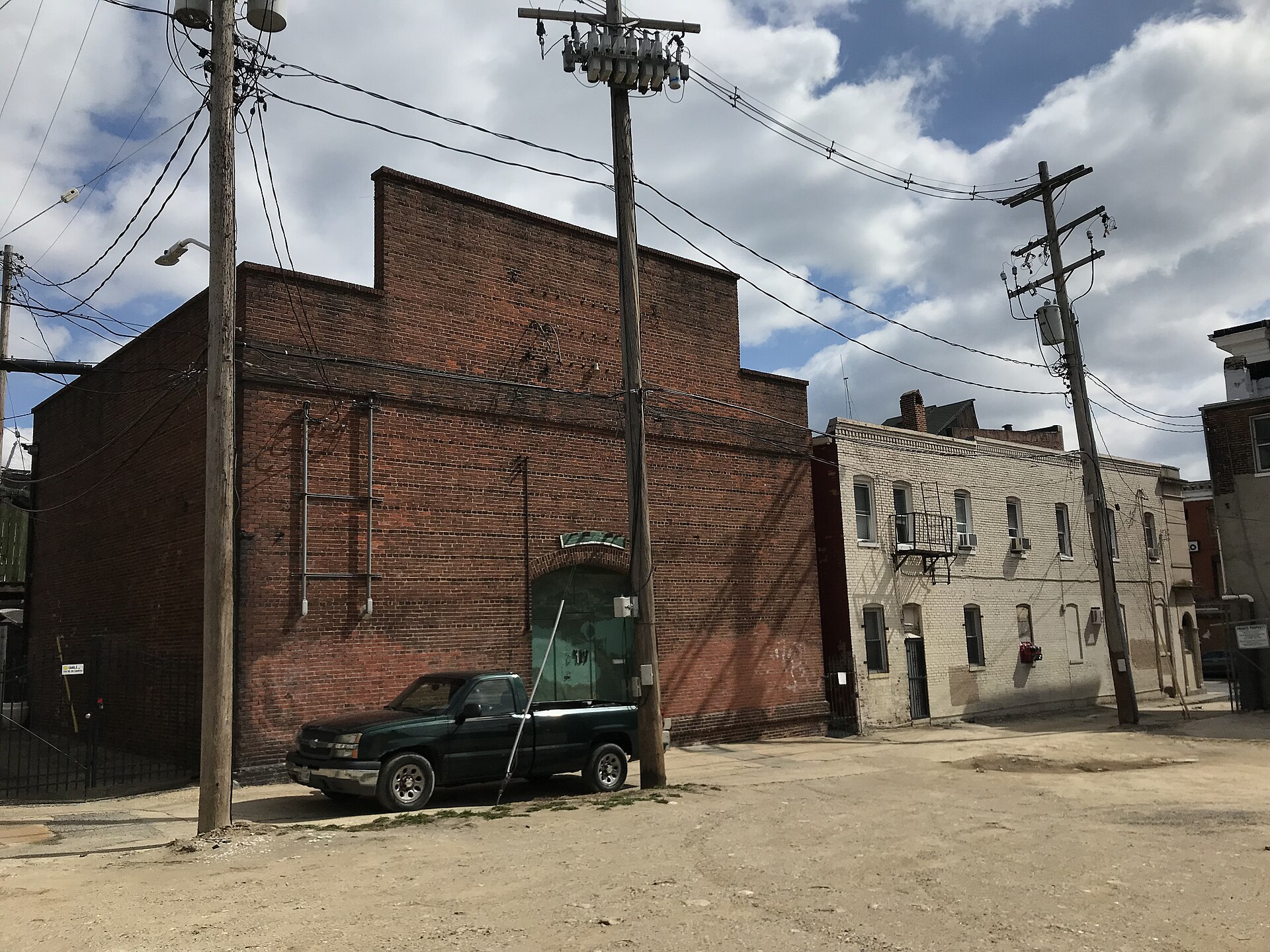 Light industrial building exterior