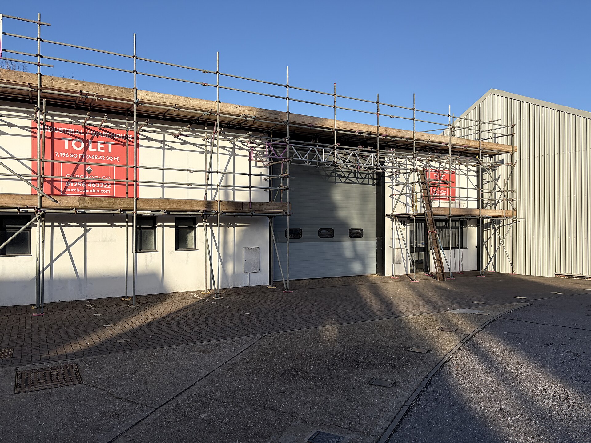 Light industrial units exterior