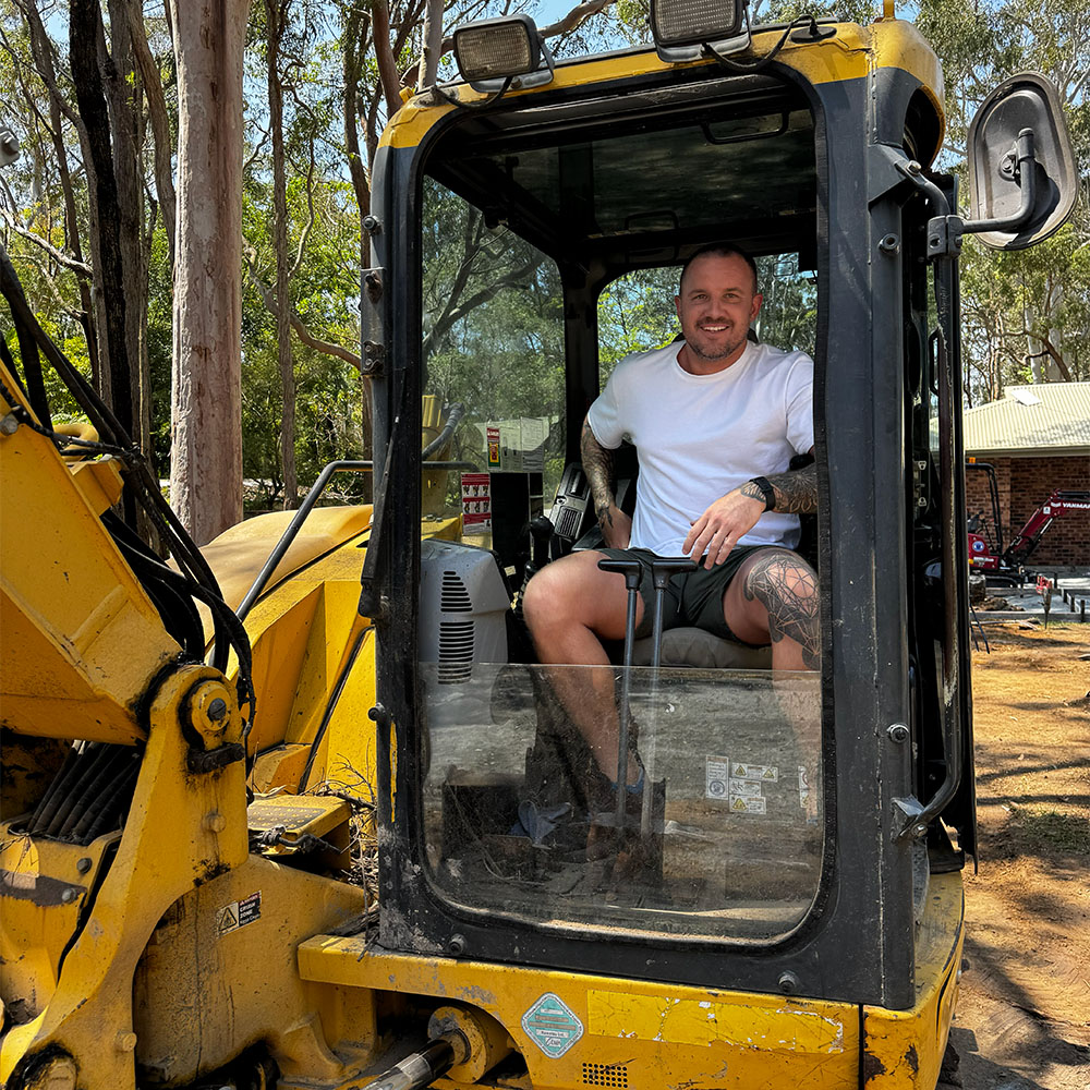 Happy business owner