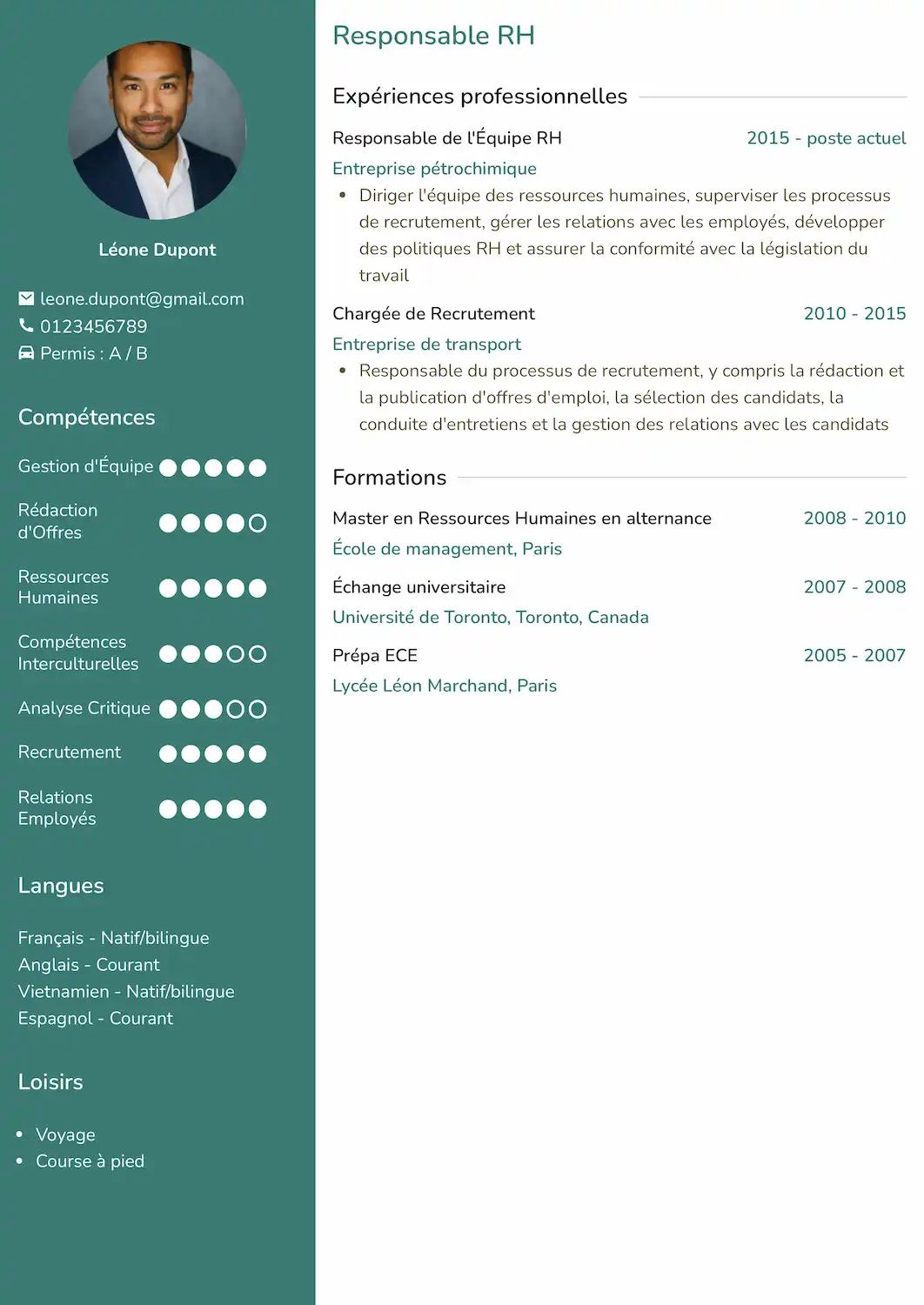 Le générateur de CV par IA gratuit de l'Adecco, reconnu par France Travail