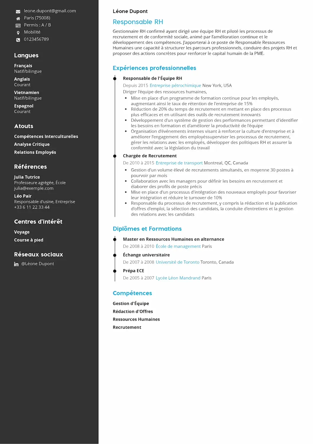 Refaire son CV avec l'IA gratuite de CVDesignR