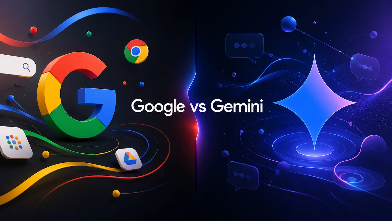 Différence Google et Gemini AI